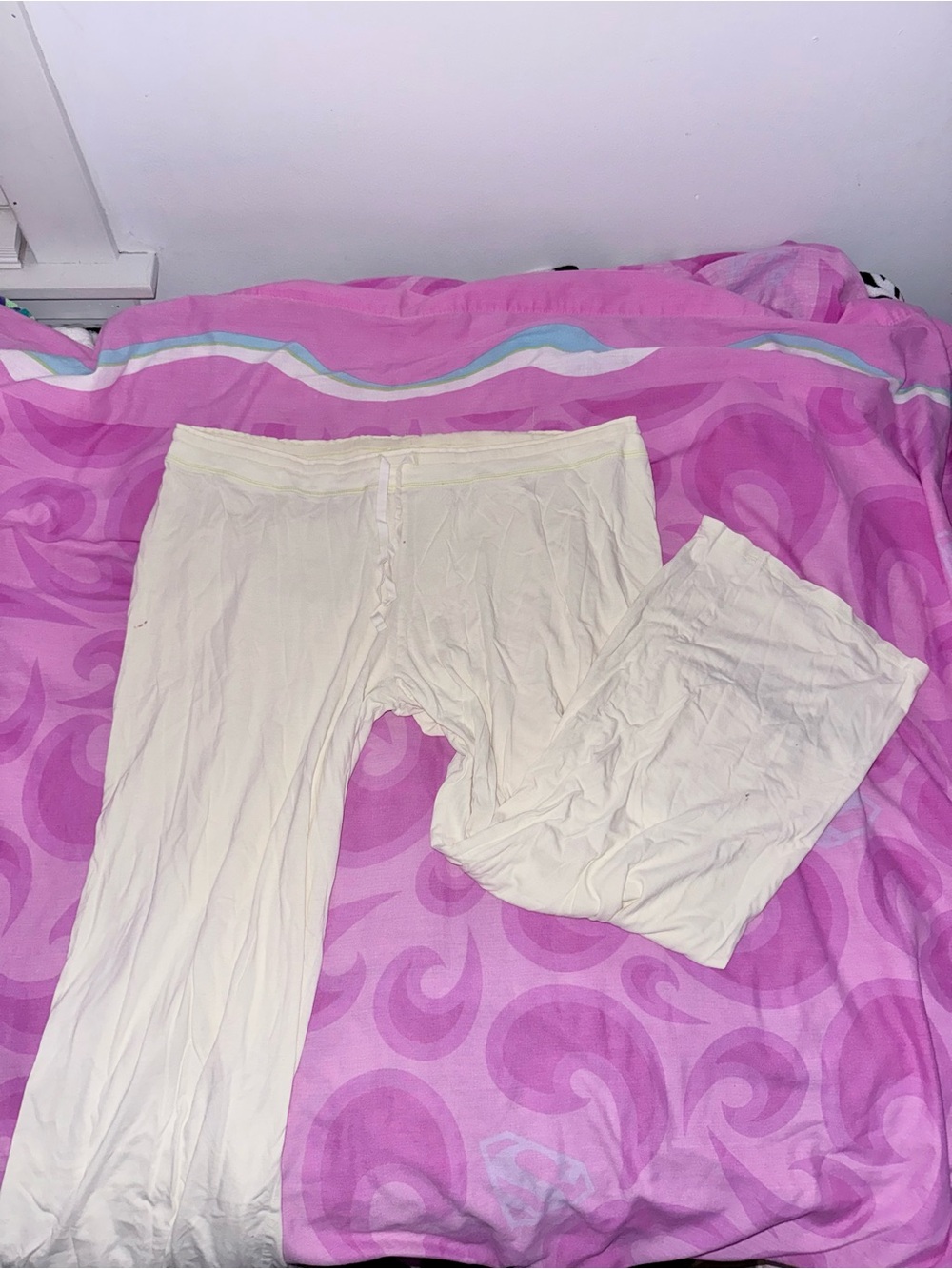 Gilligan & O'Malley Cream Lightweight Pajama Pants XL
